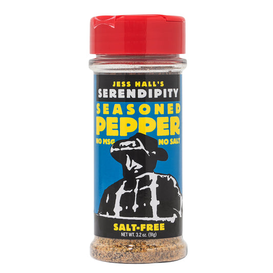 Jess Hall's Serendipity Seasoned Pepper 3.2 Oz.