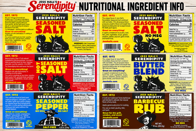 Jess Hall’s Serendipity 3 Pack - Butter Blend , Hot & Barbecue Blend